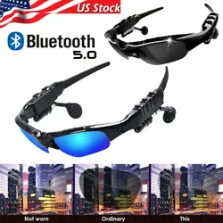 A perfect combination of sunglasses and Bluetooth earphone. 1x Bluetooth Sunglasses Headphone. Bluetooth Version: 5.0....
