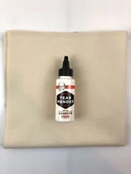 This repair kit allows you to make permanent repairs to your campers ripped canvas. The 18