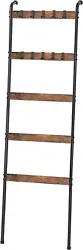 Multi-function: This modern towel ladder is great for hanging towels, throws, blankets, newspapers, and magazines. Easy...