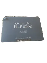 Before And Afters Flip Book Rodan And Fields Volume 8. Condition is 