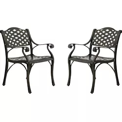 Exquisite craft with the powder-coated finish, resistant to rust, weather and fade, easy to clean with a wet cloth,...