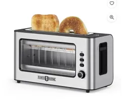 Toaster,Paris Rhone 2 Slice Toaster (Extra Wide Long Shots) Bagels,Waffles,Bread. This toaster seems like a great...
