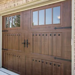 Accent your garage door with Decorative Magnetic Garage Door Accents. Simply place magnetic hardware on your garage...