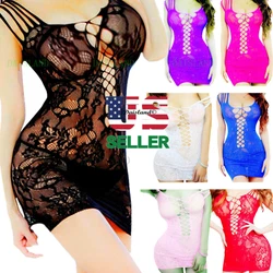Semi-transparent, erotic nightwear, strappy chemise, bedroom adult sleepwear. Honeymoon, dating, special event,...