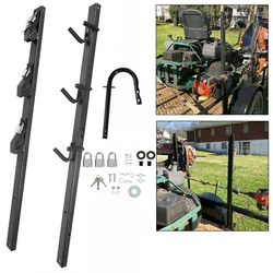 This sturdy, steel rack mounts securely to the rail of your open utility trailer. Then attach the pre-drilled towers...