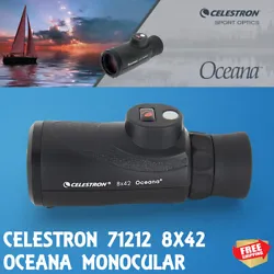 Celestron 71212 8 x 42 Oceana Monocular. 1 x Celestron 71212 8 x 42 Oceana Monocular. Model: Oceana. Model : Oceana....