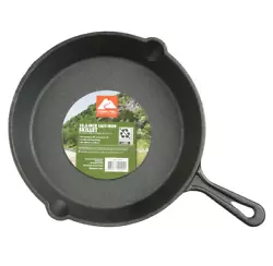 This skillet features an easy pour lip on the side and a helper handle making it easy to lift. The handle includes a...