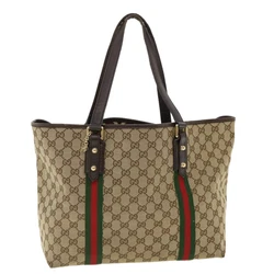 Product No. 139260. Serial No. 139260 203419. Material GG Canvas. Style Tote Bag. Color Beige / Red / Green. Corner...
