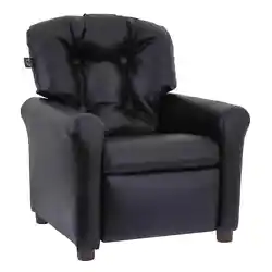 The Furniture Traditional Kids Recliner Chair Faux Leather was designed especially for little kids. Thats why they love...