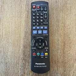 GENUINE PANASONIC N2QAKB000076 BLU-RAY DVD PLAYER REMOTE.  See photos for details Feel free to ask any questions