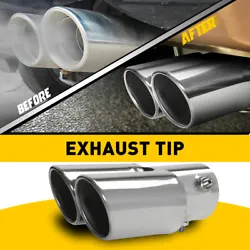 Warm Tips: 1.Please measure the outside diameter of your exhaust pipe before purchase, otherwise our product will not...