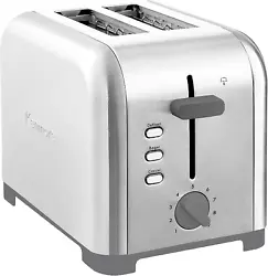 Toast or defrost your way to a delicious healthy breakfast with this 2-slice stainless steel toaster from Kenmore....