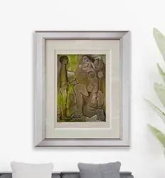 Pablo Picasso Original Print, with Certificate of Authenticity. ARTIST: Pablo Picasso. Every print in a limited edition...