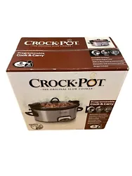 New in Box/Never openedCrock pot- The Original Slow Cooker Programmable Cook and CareyRemovable stonewareCountdown...