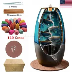 Feature2: Each incense cone will last up to 15 minutes Hand Crafted & Widely Use: Our Ceramic incense holders are hand...