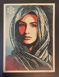 Shepard Fairey. Signed & Numbered by Shepard Fairey. Universal Dignity. Limited to 600.