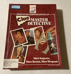 NISB Clue Master Detective IBM PC/ Tandy Computer Edition NEW. Condition is 