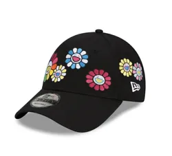 New Era x Takashi Murakami Black Flowers Adjustable Strap Baseball Cap. In hand ready to ship. - No Flaws. 100%...