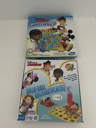 With extra guess who boards and cards. Both games are complete and in very good condition. See pictures for condition....