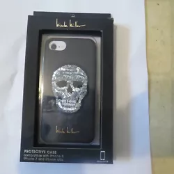 Nicole Miller Sequin Skull iPhone 6/6s/7/8 Case.