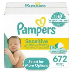 Clinically Proven To Protect Your Little Ones Sensitive Skin, Pampers Sensitive Baby Wipes Are Thick And Soft For A...