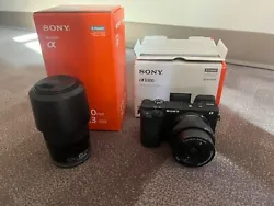 Sony Alpha a6100 24.2MP Mirrorless Camera - Black (with 16-50mm and 55-210mm) comes with original packaging, this is an...