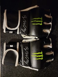 MMA Gloves Daniel Cormier Monster Energy Promo UFC Champion HOF Strikeforce PFL  Were never used, but did get some wear...