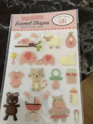 Baby Girl Pacifier Bottle Stroller Buggy Toys Bundle Echo Park Enamel Shapes. New smoke free home Will combine shipping...