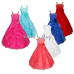 Flower Girl Dress Princess Party Pageant Wedding Bridesmaid Tutu Dress Maxi Gown USD 6.39. Flower Girl Dress Princess...