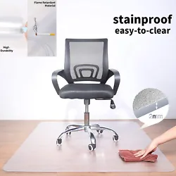 DURABILITY & FLEXIBILITY: The mat’s surface is super tough, so our office chair mat won’t be crack or shatter while...