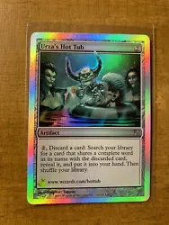 Magic The Gathering ✨URZA’S HOT TUB FOIL✨ Unhinged NM/MINT 2004 Uncommon MTG NP. NP - Never Played ! Card went...