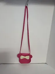 Minnie Mouse Ears Purse Bright Pink for Kids. Soft faux leather with  perfect stitching to look like real leather...