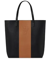 MCM parfums tote bagcolor: black and tan Faux Leather (100% polyurethane) Double Handles (8 inch strap drop) 1 Main...