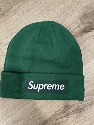 Supreme New Era Box Logo Beanie Green. Great quality, no authentication, better than Etsy. I’m just here to make it...