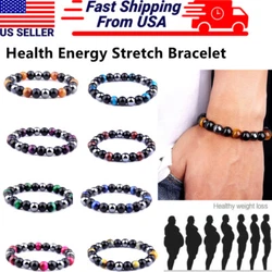 Hand-made with elastic cord rope for durability,Comfortable wearing. 【Triple Protection Bracelet】.