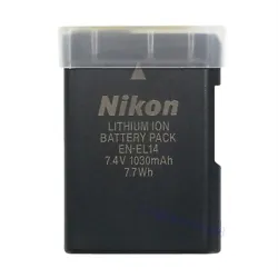 Genuine Original Nikon EN-EL14 Battery. We are happy to serve you. 1 Year Warranty !