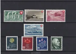 Suisse : 437-440 & 445-448 neuf / MNH.