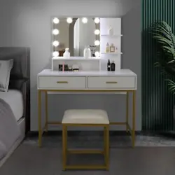 Looking for a dressing table that not only suits a modern aesthetic but also settles storage on the vanity?. Then this...