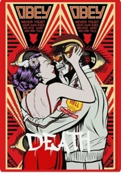 The art print is signed and dated by DEATH NYC. Certificate of Authenticity Card signed by DEATH NYC. Paper: Fine art...