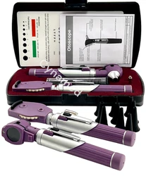 Professional physicians 3.25V otoscope, ophthalmoscope, E.N.T diagnostic kit. MINI FIBER OPTIC OTOSCOPE OPTHALMOSCOPE...