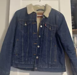 levis wool lined denim jacket, worn for a few years