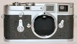 You get the very last version of the Leica M3. The serial number is 1156063. Made in Wetzlar, Germany in 1966. The...