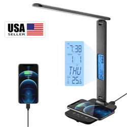 �� At the touch of a button - This white desk lamp is easy to operate with just one button. Short press to turn on...
