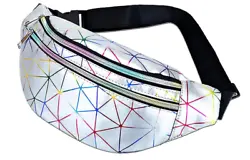 Changeable Style Waist Bag, Many Wearing Styles — The comfortable long strap is widely adjustable for most waist...