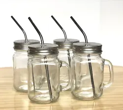 With the added benefit of a secure lid and high-quality straw, your drink is secure in this adorable mason jar. Fill...