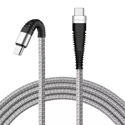 6ft Long Durable Braided Cable supports fast and PD charging. Ideal for charging and powering USB Type-C enabled...