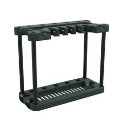 Convenient wheeling system ensures easy portability. Green 2-Tier Rolling Plastic Garage Storage Shelving Unit (14 in....