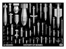 Hand Signed In Thick Silver Pen Ai Weiwei. History Of Bombs, Limited Edition Of 200. Hand Signed and numbered by Ai...