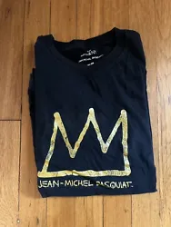 Jean Michel Basquiat X UNIQLO SPRZ NY T-shirt Black US size Small. Very good condition Open to offers