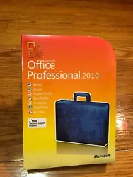 (Microsoft Office Professional 2010,Full,Windows,32/64-bit W/CD&Key NEW SEALED. 4) Word 2010. - Platform: Windows Vista...